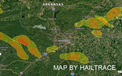 Commercial Roof Inspection Services For Central Arkansas Hail Damage Insurance Claims After October 15, 2022 Storm
