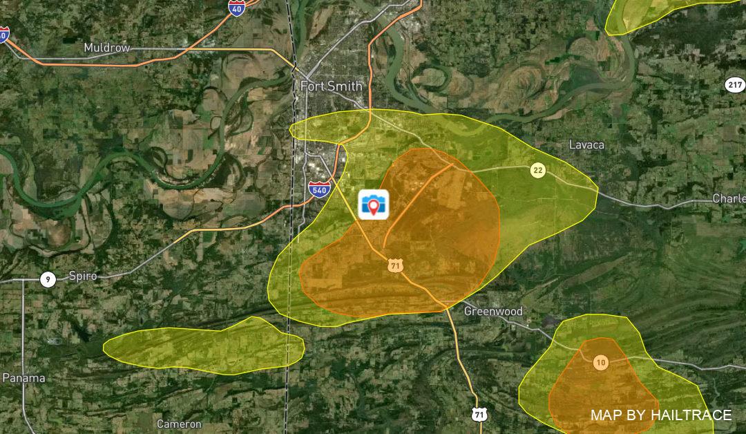 Contractor Makes Roof Hail Damage Repairs & Inspections in Fort Smith, Arkansas, After October 15, 2022 Storm