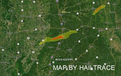 Roofing Contractor Responds to Hail, Wind & Tornado Damage in Central Mississippi After November 29, 2022 Storms Pound Southern States