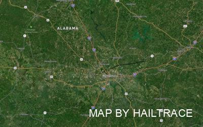 Contractor Fixes High Wind & Tornado Roof Damage After Twisters Tear Through Montgomery County, Alabama, on November 29, 2022.
