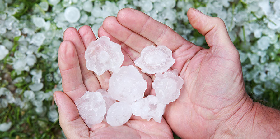 Hail-stones